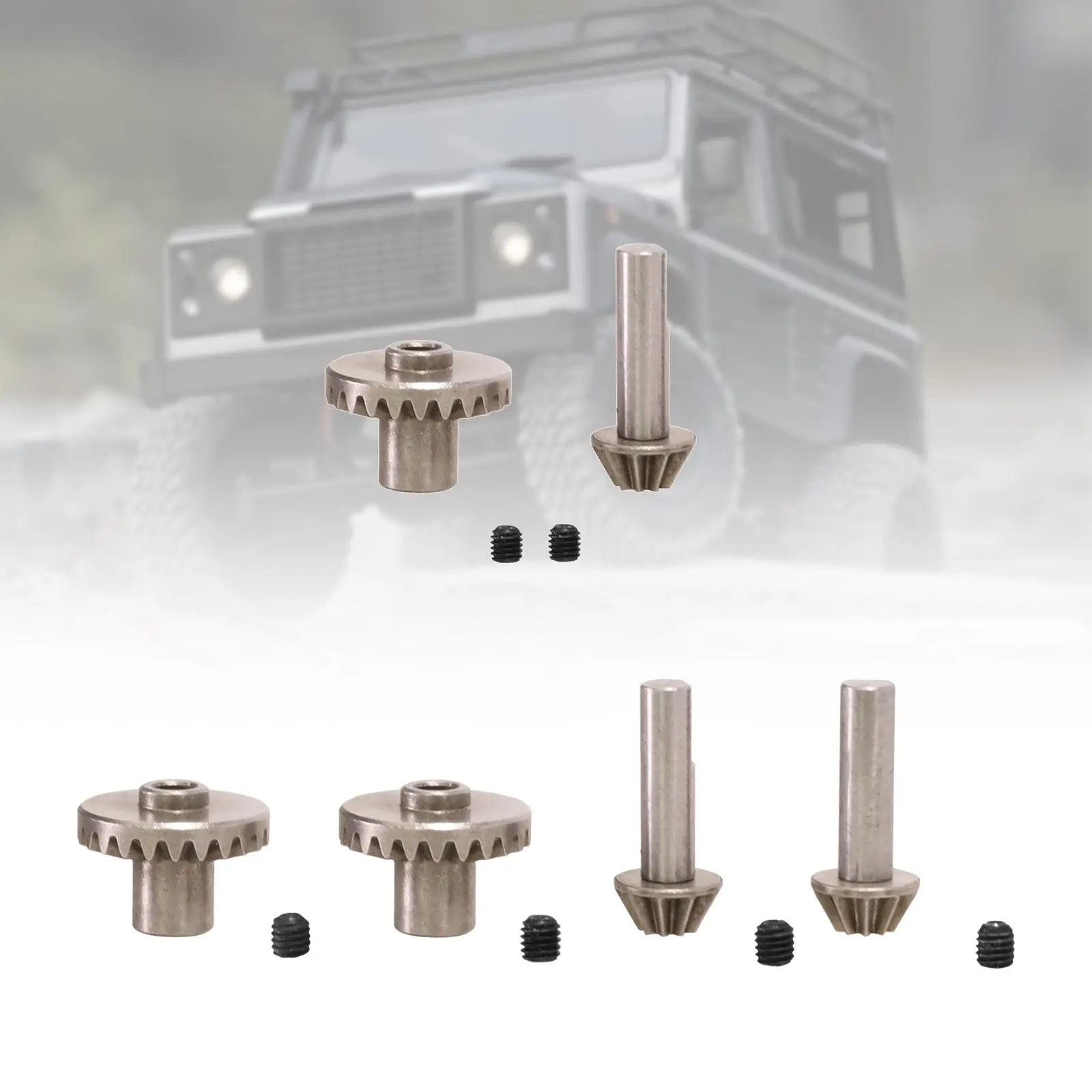 Metal Bridge Gear Set Drive Shaft Gear Convenient Replacement Accessories RC Car Parts for 1/12 MN78 MN168 MN98V2 MN99sv2 MN82