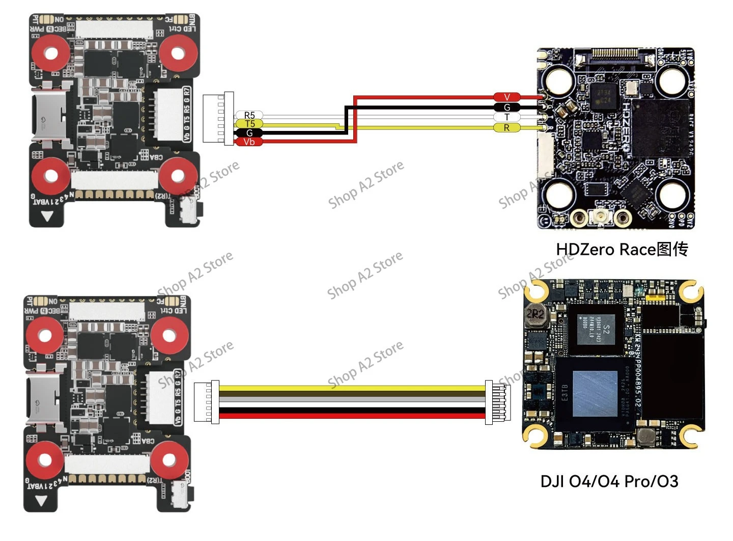 H743 Flight Controller Stack 60A OX32 4in1 ESC Racing Drone FPV System for Quadcopter