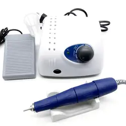 Strong 210 65W Electric Nail Drill Machine 40000rpm Strong 105L Handle Nail Drills Manicure Machine Pedicure Electric File Bits