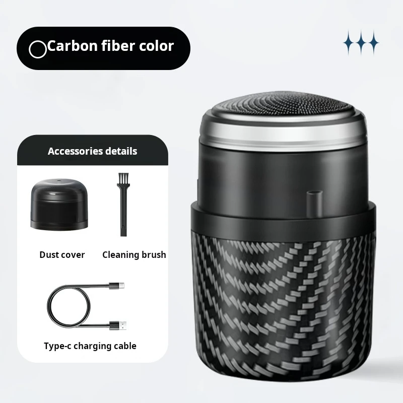 New electric mini shaver, portable household electric shaver, travel multi-functional washable small beard shaver men's