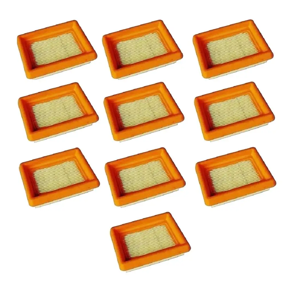 

10 Air Filter Set for STIHL FS120, FS200, FS250, FS300, FS350, FS400, FS450, string trimmers / brush cutters