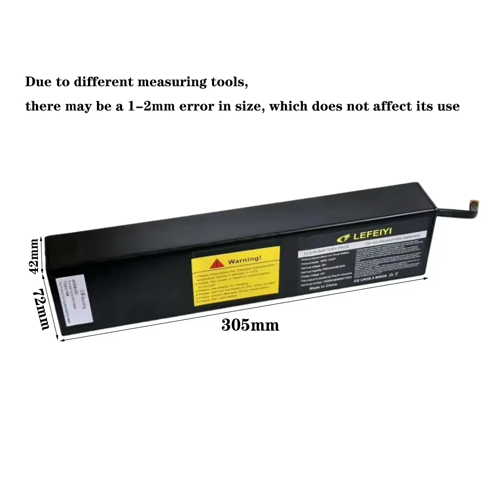 2026 new 100% brand new original for Kugoo S2/S3/S4 electric skateboard battery, XT60 36V 7800mAh, BMS board