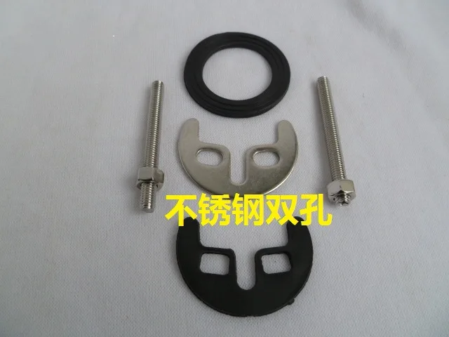 All-copper single-hole hot and cold faucet horseshoe piece mounting fastening fixture installation screw rod repair sleeve tool