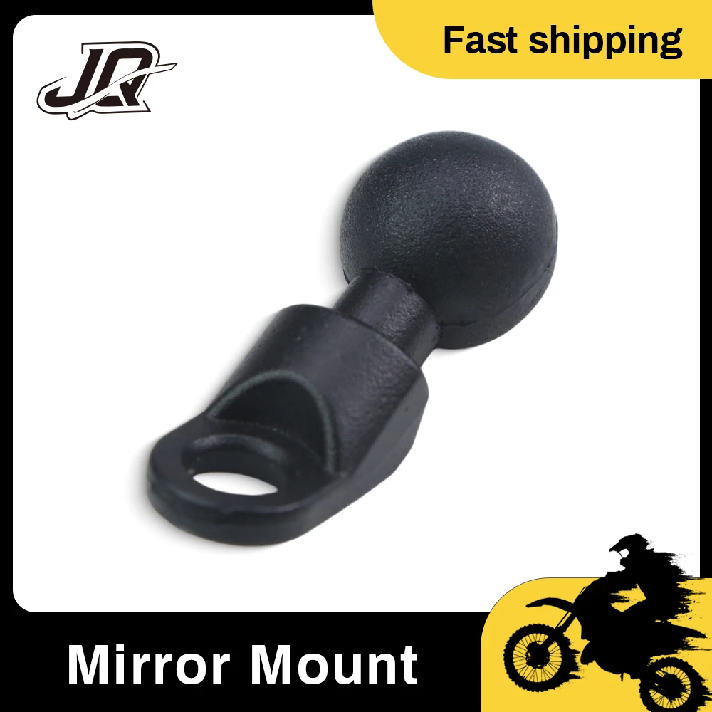 Motorcycle 1 Inch 25mm Ball Mount Base With Angled Bolt Hole Fit For Rearview Mirror And Action Camera Fixing