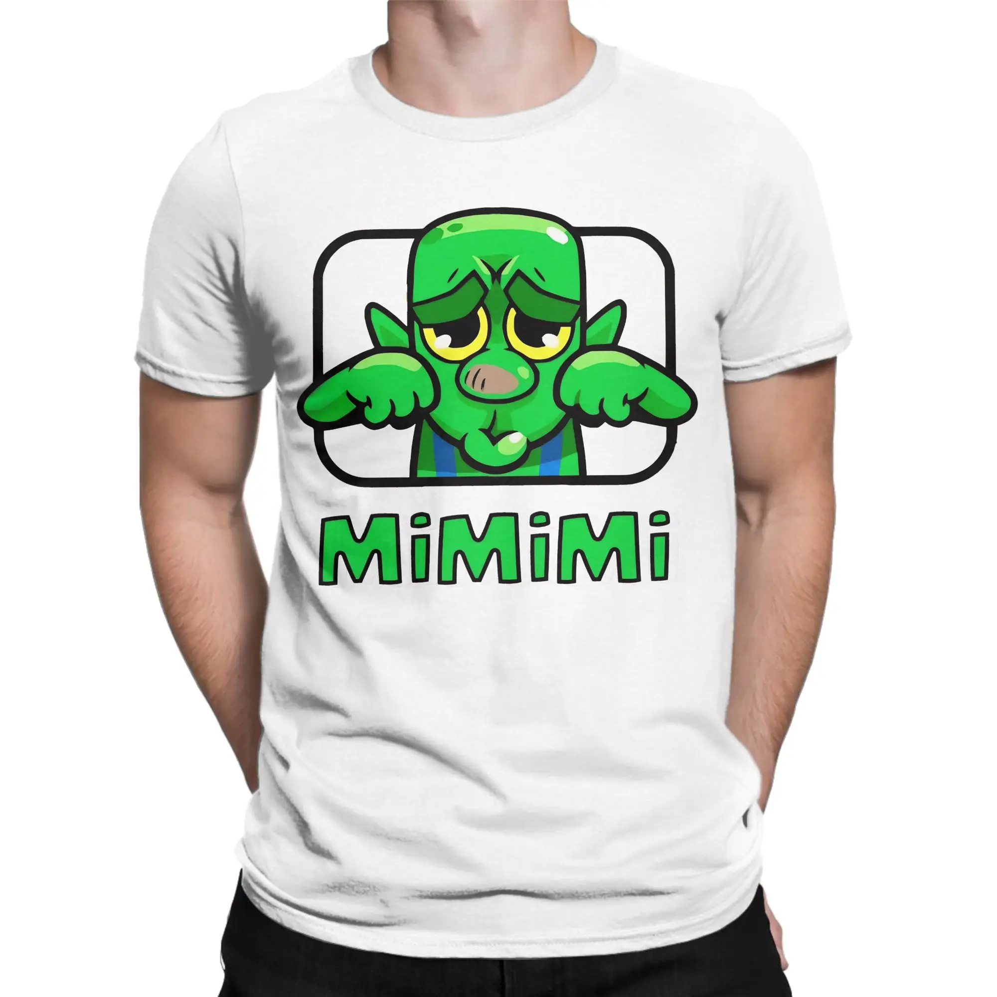 

Fashion Mimimi Clashes Royaleds T-Shirt Men Crew Neck 100% Cotton T Shirt Short Sleeve Tee Shirt Summer Clothing