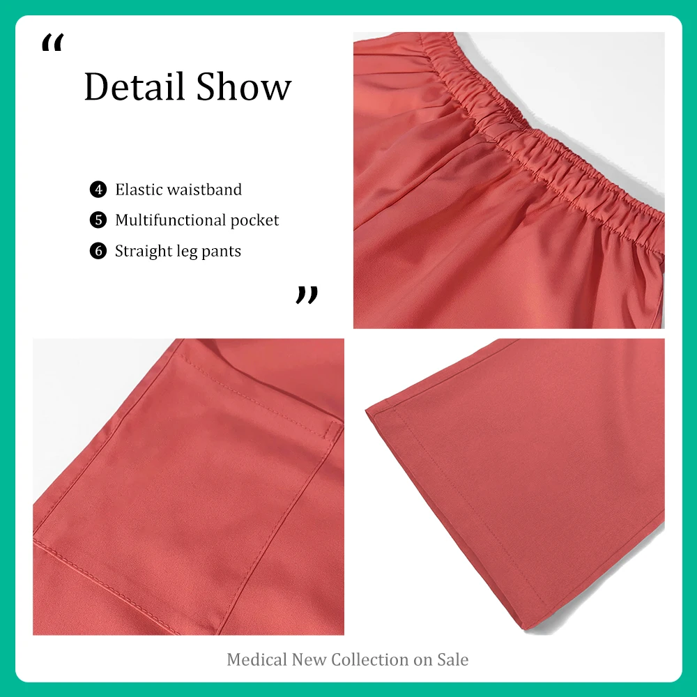 Clinica odontoiatrica Chirurgia Uniforme Scrub infermieristico Set Stretch Pet Ospedale Medico Uniformi Farmacia Vestito Donne Scrub medico Abbigliamento da lavoro