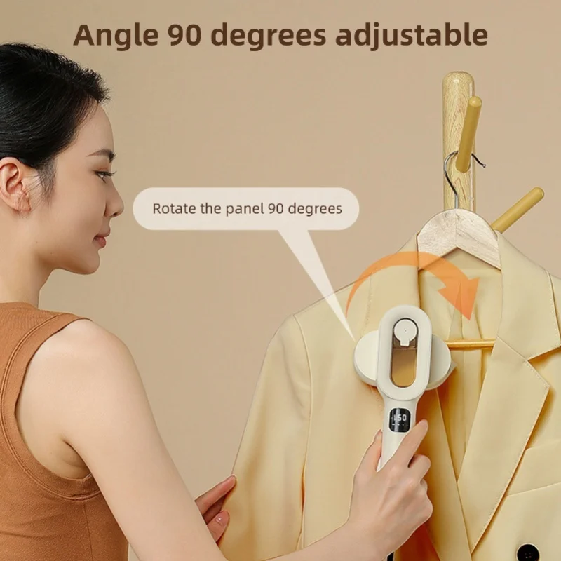 Handheld Steam Iron Digital Display Automatic Constant Temperature Portable Wet Dry Clothes Wrinkle Remover Iron EU Plug 220V