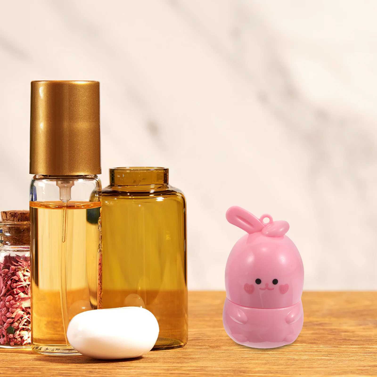 Lápiz labial que cambia de Color, bálsamo hidratante con diseño de conejo bonito para labios secos, cuidado nutritivo de labios, brillo de labios Kawaii para chicas adolescentes, 2 uds.