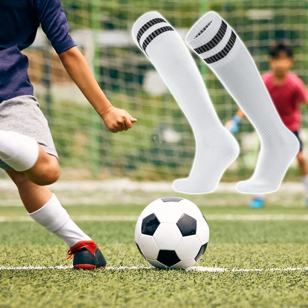 

Anti-slip Football Socks Long ​​Breathable Knee High Sports Socks​​ ​​High-Elasticity Wear-resistant Compression Socks​​