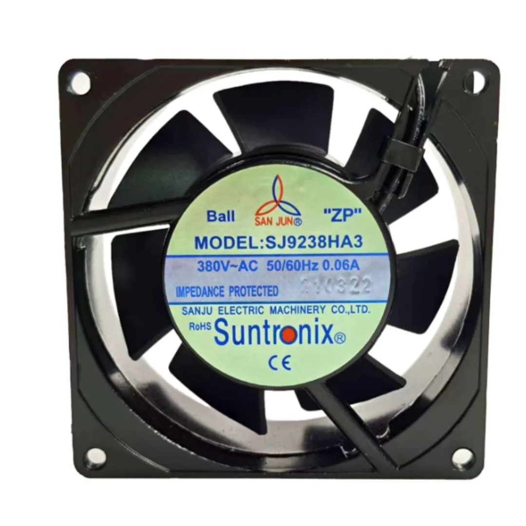 

SJ9238HA3 AC 380V 0.06A 92x92x38mm 2-Wire Server Cooling Fan