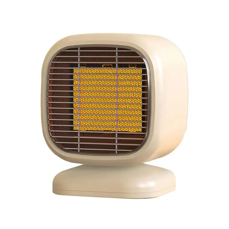 Portable Small Heater Portable Home Heater Adjustable Electric Heater Safe Heater Fan Fast Heating Desk Space Heater for Home