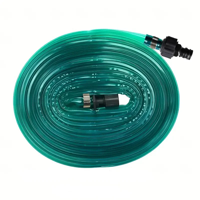 Tubo Irrigatore Piatto Flessibile da 1 Pezzo per Giardino e Prato, Tubo per Irrigazione a Goccia, Irrigazione Automatica per Agricoltura