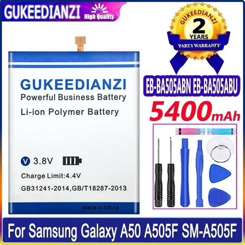 5400mAh EB-BA505ABN EB-BA505ABU Mobile Phone Batteries For SAMSUNG Galaxy A50 A505F SM-A505F A505FN/DS/GN A505W A30s A30 Battery