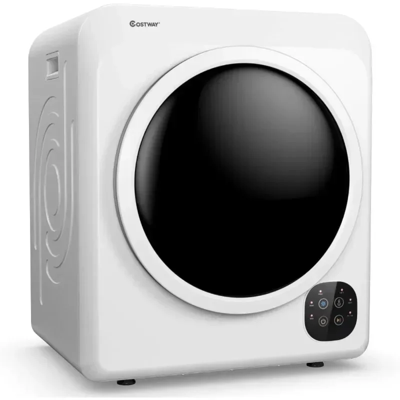 QWCOSTWAY 1700 Вт электрическая портативная сушилка для белья, емкость 13,2 фунта, компактная сушилка для белья с передней загрузкой и нержавеющей сталью T