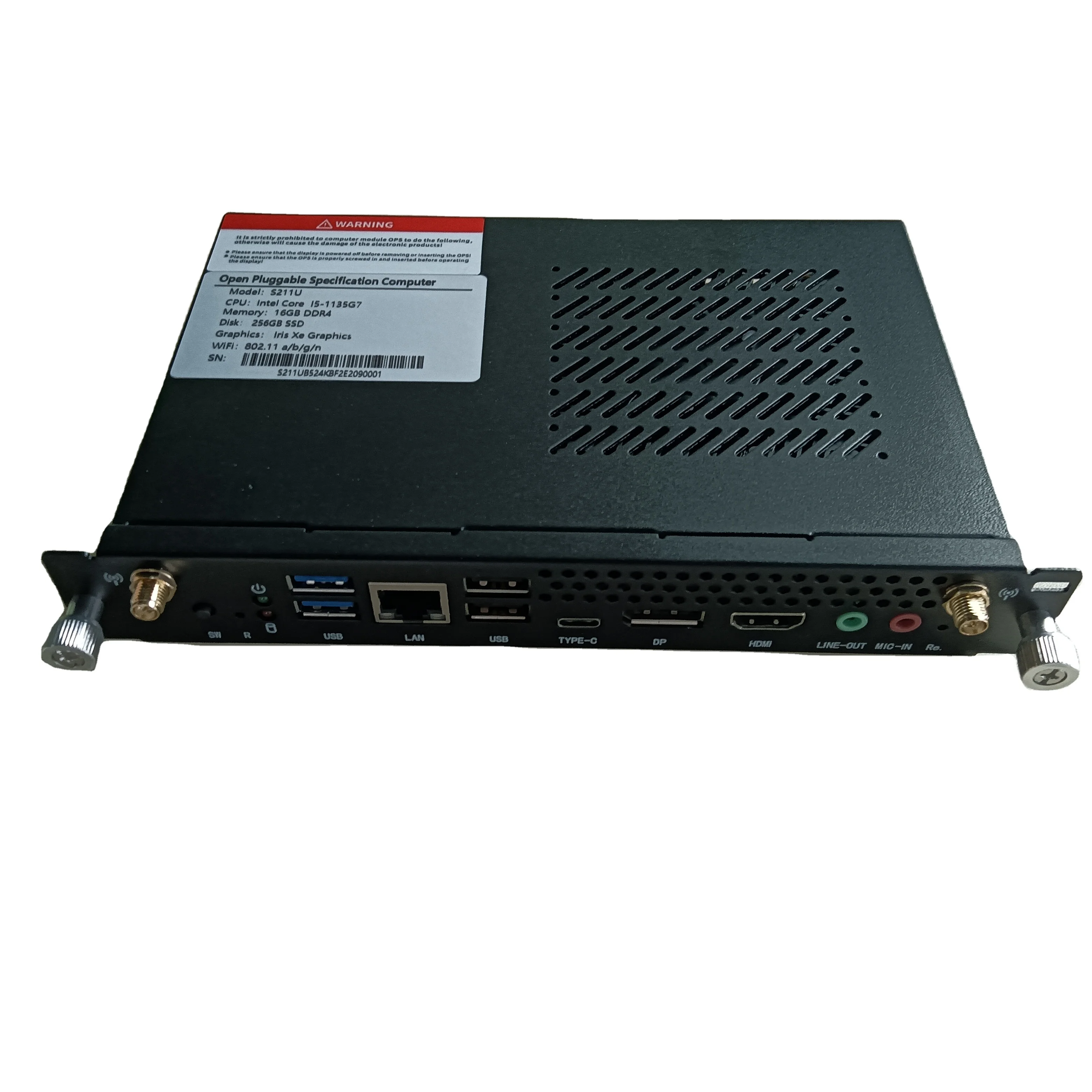 Core I7 10th Gen. 32GB RAM 512GB SSD or NVME Optional High Performance Mini PC for Smart White Boards Slot-in Small Computer - view 4