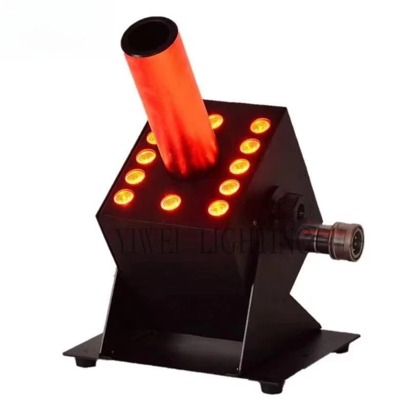CO2 Jet Smoke Machine Stage Special Effects DJ Equipment LED Light Low Temperature 110-220V 200W