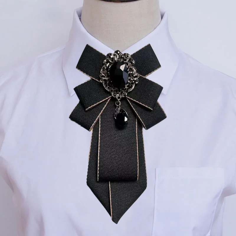 

Галстуки-бабочки ручной работы со стразами, оригинальные корейские британские S, мужские аксессуары для костюма, воротник, цветок, банкетная церемония, банковская рубашка, галстук-бабочка