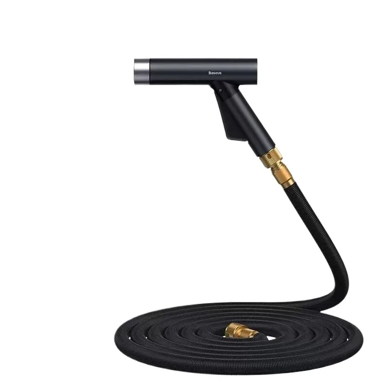 Extremely Fast Car Wash High Pressure Water Gun Artifact Household Baseus Nozzle Retractable Water Pipe Flushing Car Hose