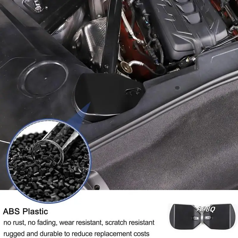 

Rear Strut Tower Cover For Corvette C8 2020-2024, Engine Bay Rear Shock Absorbing Tower Protection Panel Cover