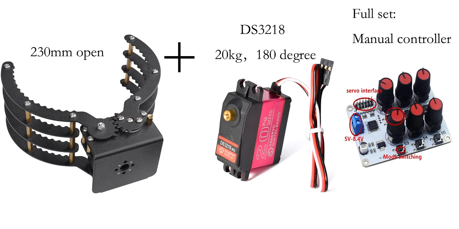 Variant: DS3218 knob set 1
