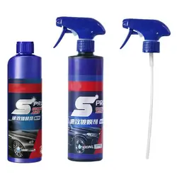 3 In 1 Car Paint Repair Ceramic Coating Spray 500ml Quick Nano-coating Spray Wax Automotive Hydrophobic Polish Paint Cleaner