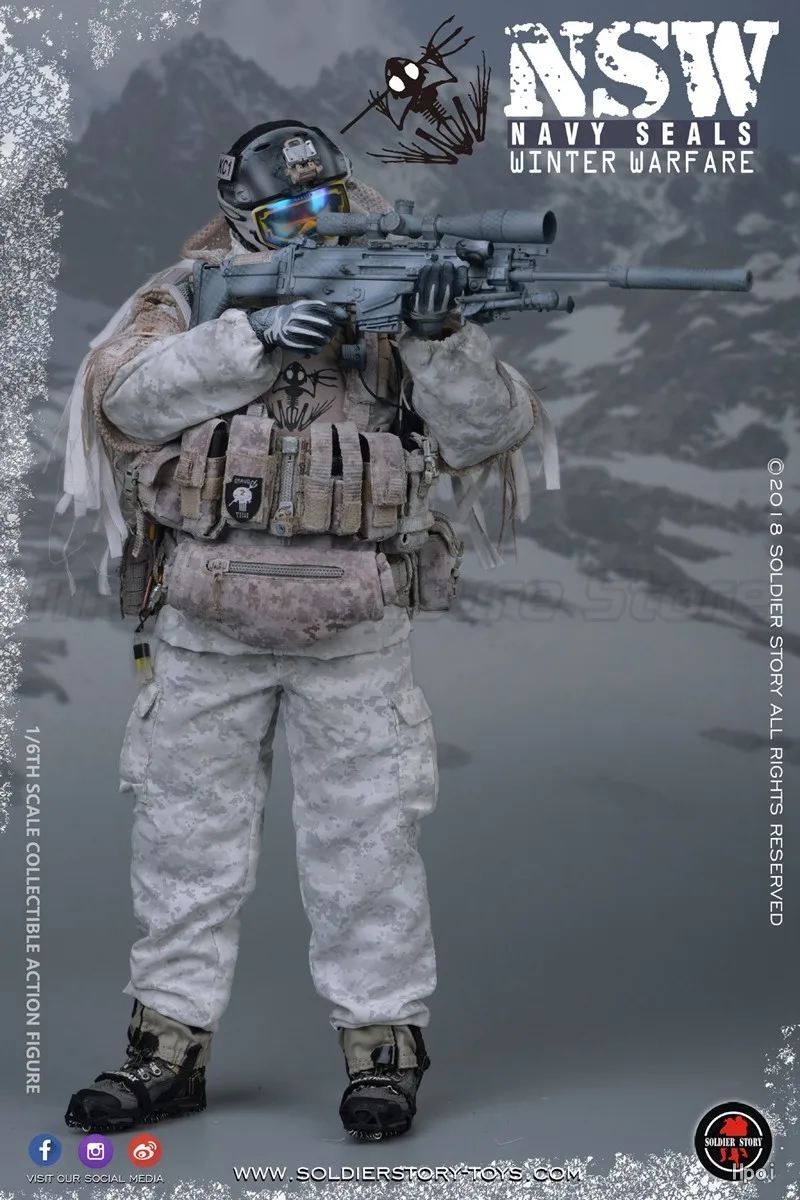 

【MT】Оригинальная коллекционная фигурка солдата SS109 NSW WINTER WARFARE MARKSMAN 1/6, модель для коллекционирования