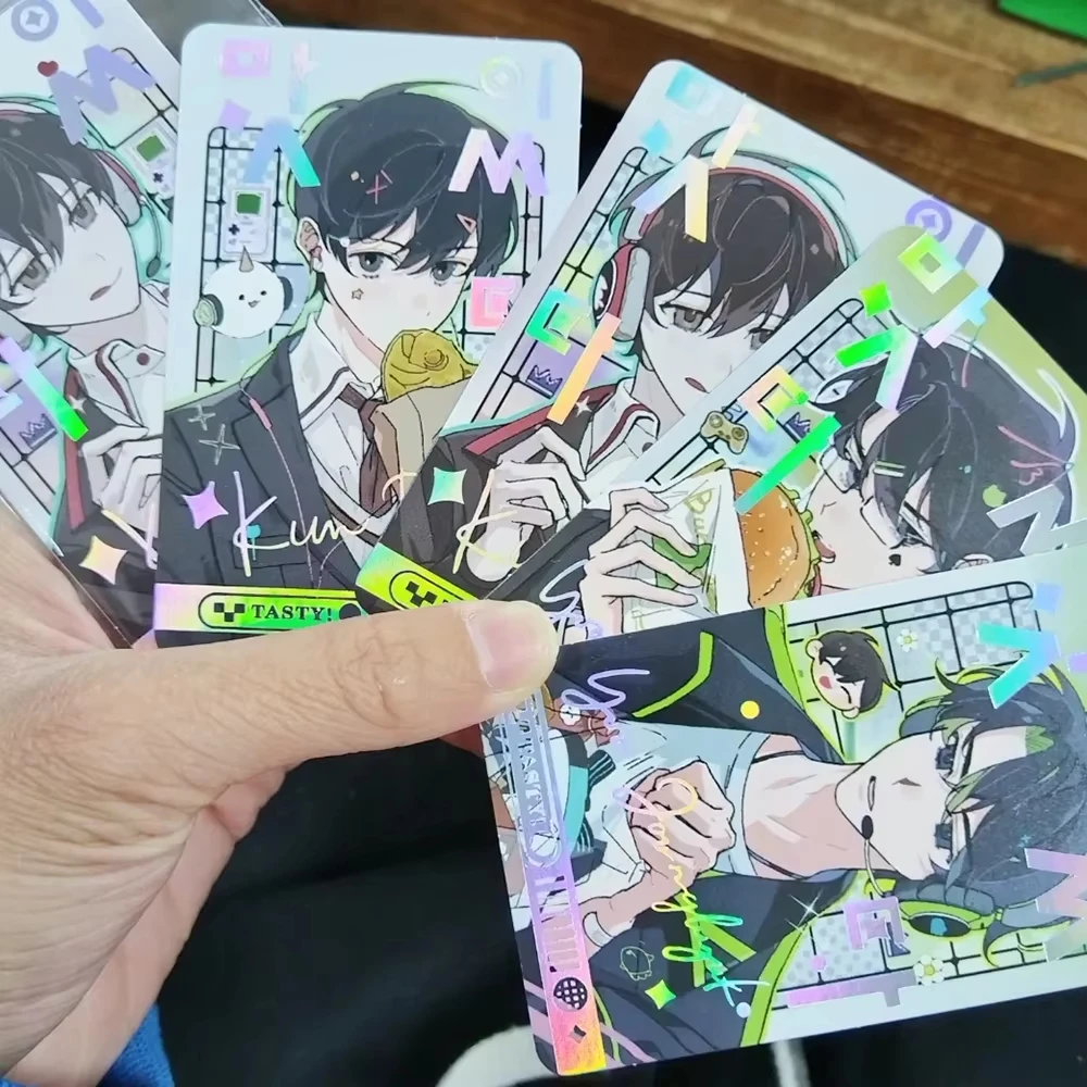 نقطة نظر القارئ أنيمي كيم دوكجا يو جونغهوك تأثيري بطاقة ورقة بطاقات الصور الفوتوغرافية #6