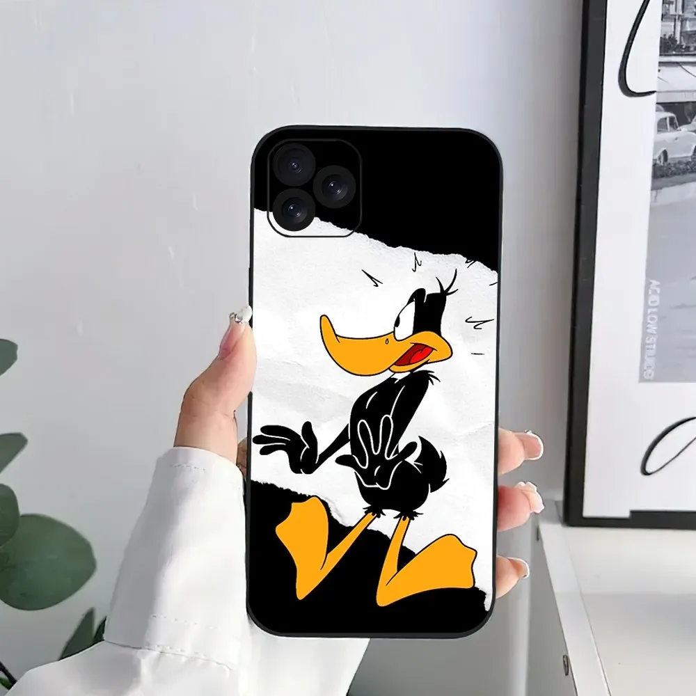 Etui na telefon Cartoon Daffy Duck do iPhone\'a 15, 14, 13, 12, 11, 8, Mini Xr Xs X Xsmax Pro Max Plus Shell