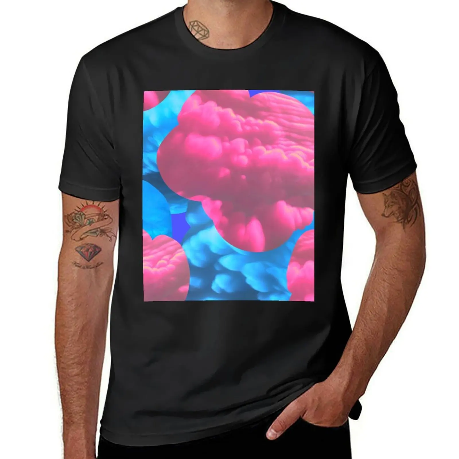 After the Storm / Rain Clouds After A Kansas Hail Storm / Pink Blue Clouds T-Shirt for a boy men clothings