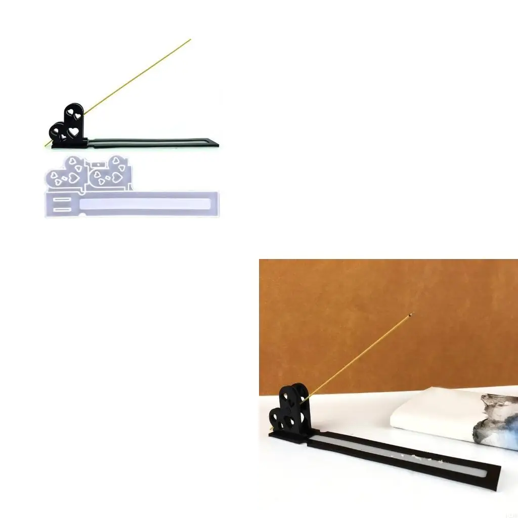 

Decorative Insense Holder Resin Mold Incense Holder Silicone Mold Incense Ashes Catcher Mold for Home Decor