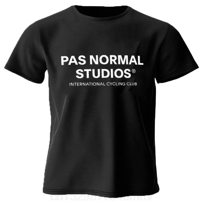 Nueva edición Sublime, camisetas lisas para hombre, Logo blanco de Pas Normal Studios, camisetas para hombres de algodón