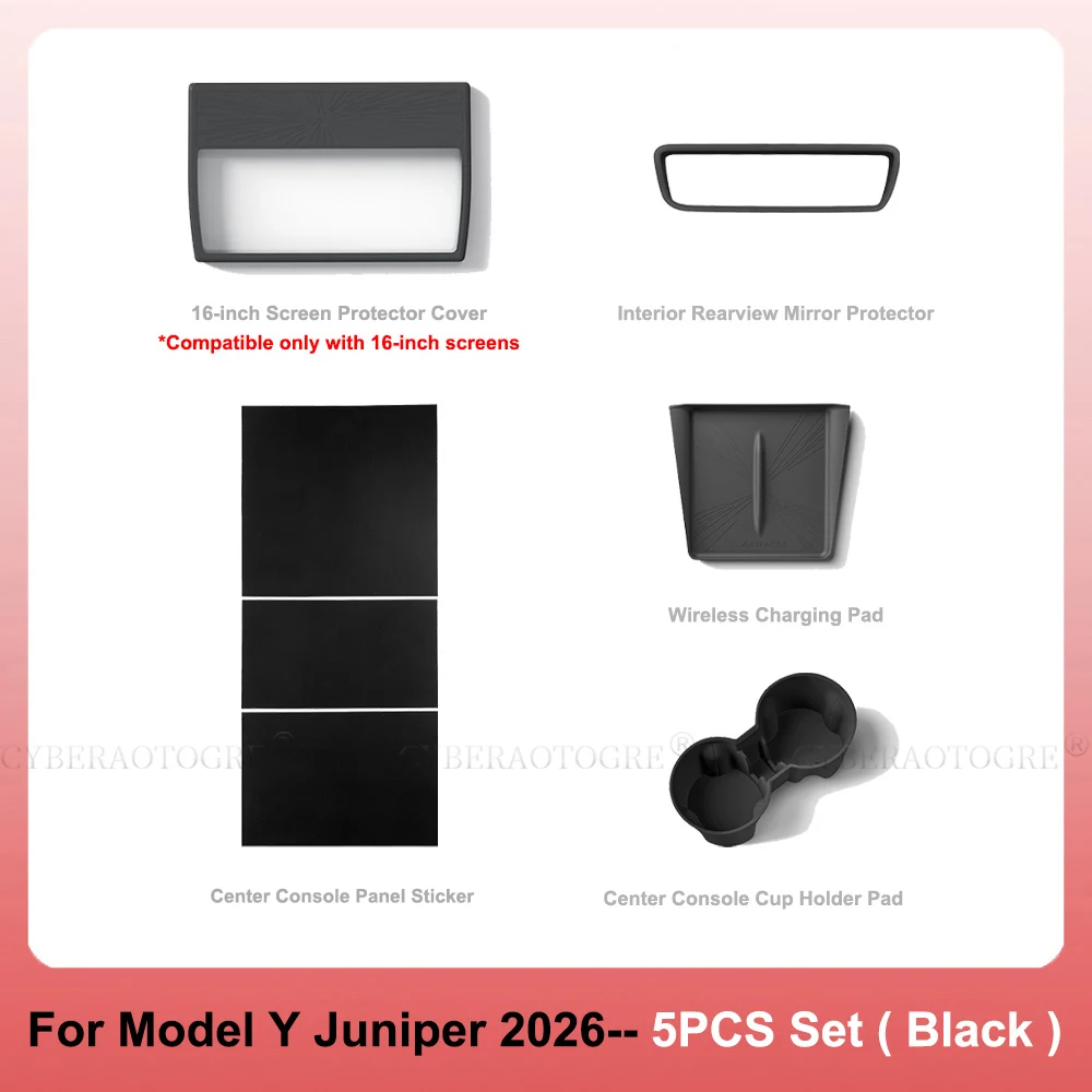 Y Juniper 5PCS Black