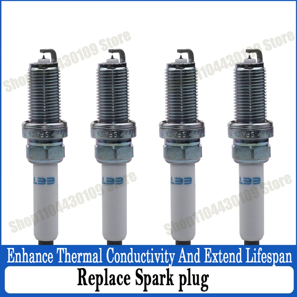 

1/4Pcs Spark Plug 94833 For AUDI Q3 Q5 Q7 Q8 A1 A3 A4 A5 A6 A7 A8 VW POLO GOLF PASSAT T-ROC TOUAREG TIGUAN 06K905601B PLFER7A8EG