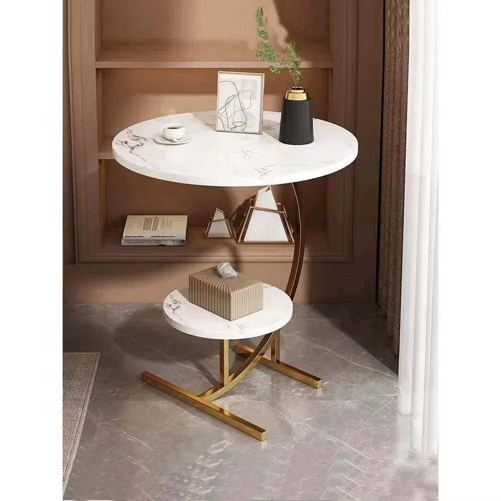 2026sofa C Shaped Folding Small Tea Nordic Round Wooden Modern Coffee Tables  for Living Room Apartment Bed Side Table Wood Home