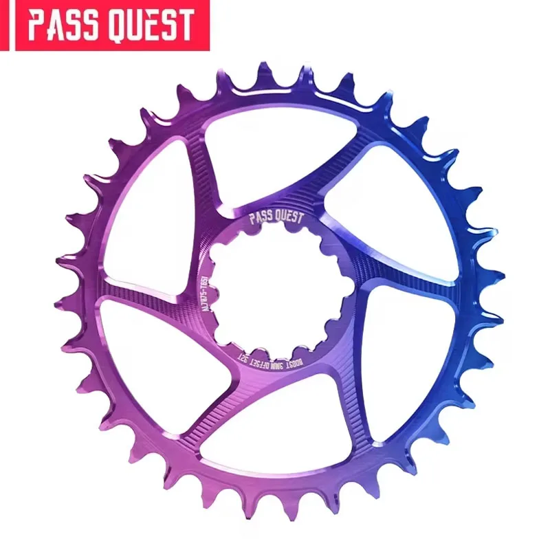 

PASS QUEST for GXP/DUB Bike Chainring 3mm(offset) and 6mm(offset) MTB Mountain Bicycle Narrow Wide Oval adn Round Chainring