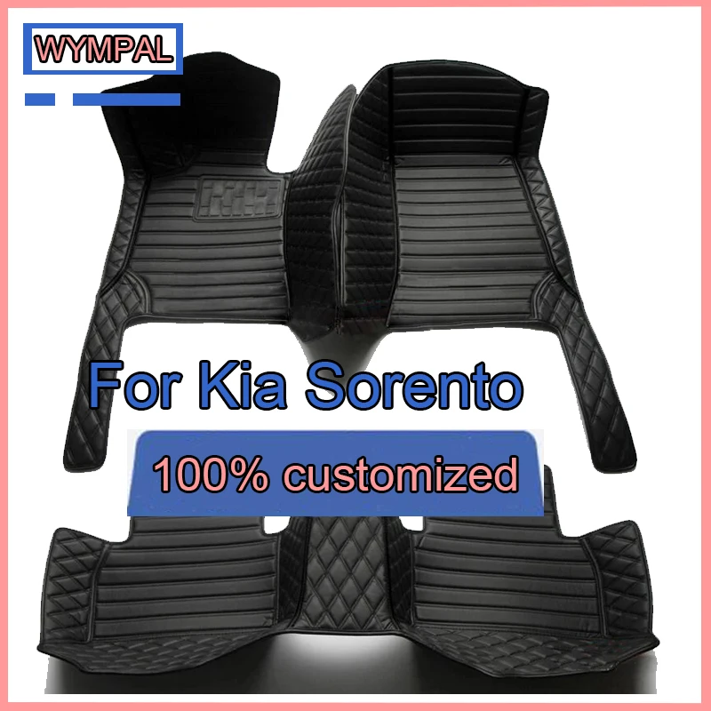 Car Floor Mats For Kia Sorento（Five Seats）2013 2014 Customauto Foot Pads Automobile Carpet Cover interior accessories