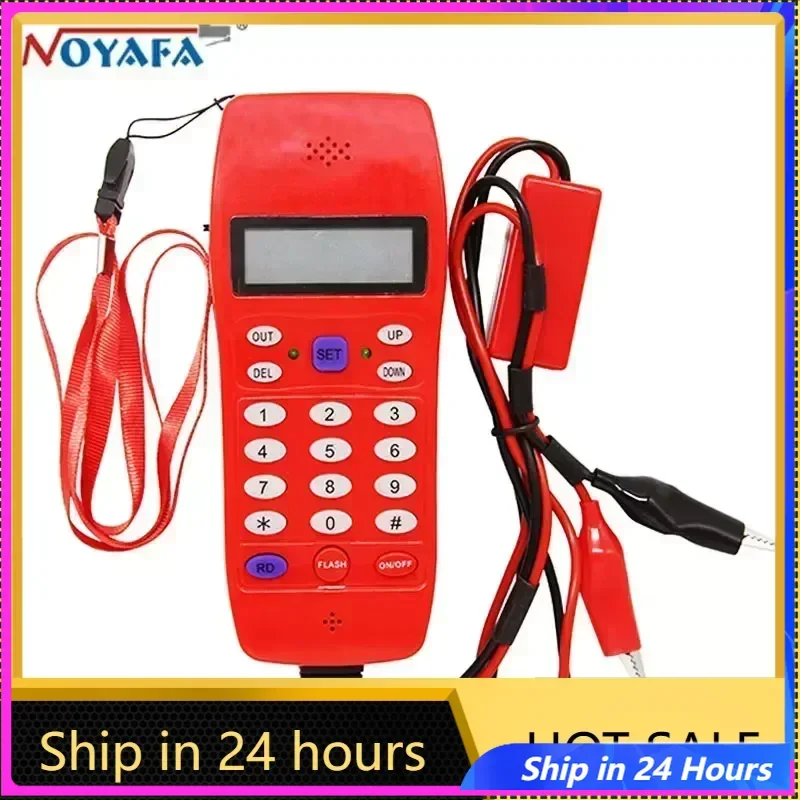 

ZHOUCE NF-866 Lineman Phone Cable Tester Tracker For Check FSK and DTM Caller ID Display Automatic Detection