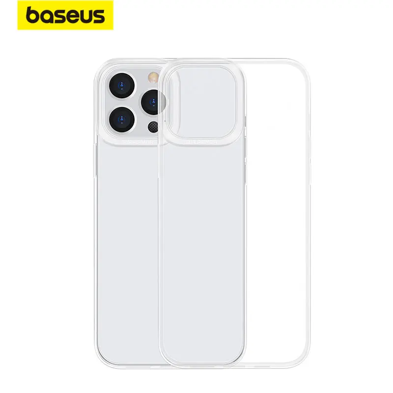 

Baseus Clear Phone Case for iPhone 13 Soft TPU Ultra Thin Cover for iPhone 13 Pro Transparent Simple Original Back Cover Case