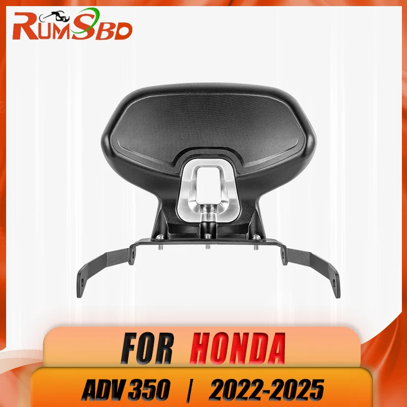 

Motorcycle Rear Passenger Seat Backrest Cushion Back Rest Holder For Honda ADV 350 2022 2023 2024 2025 Rear Sissy Bar