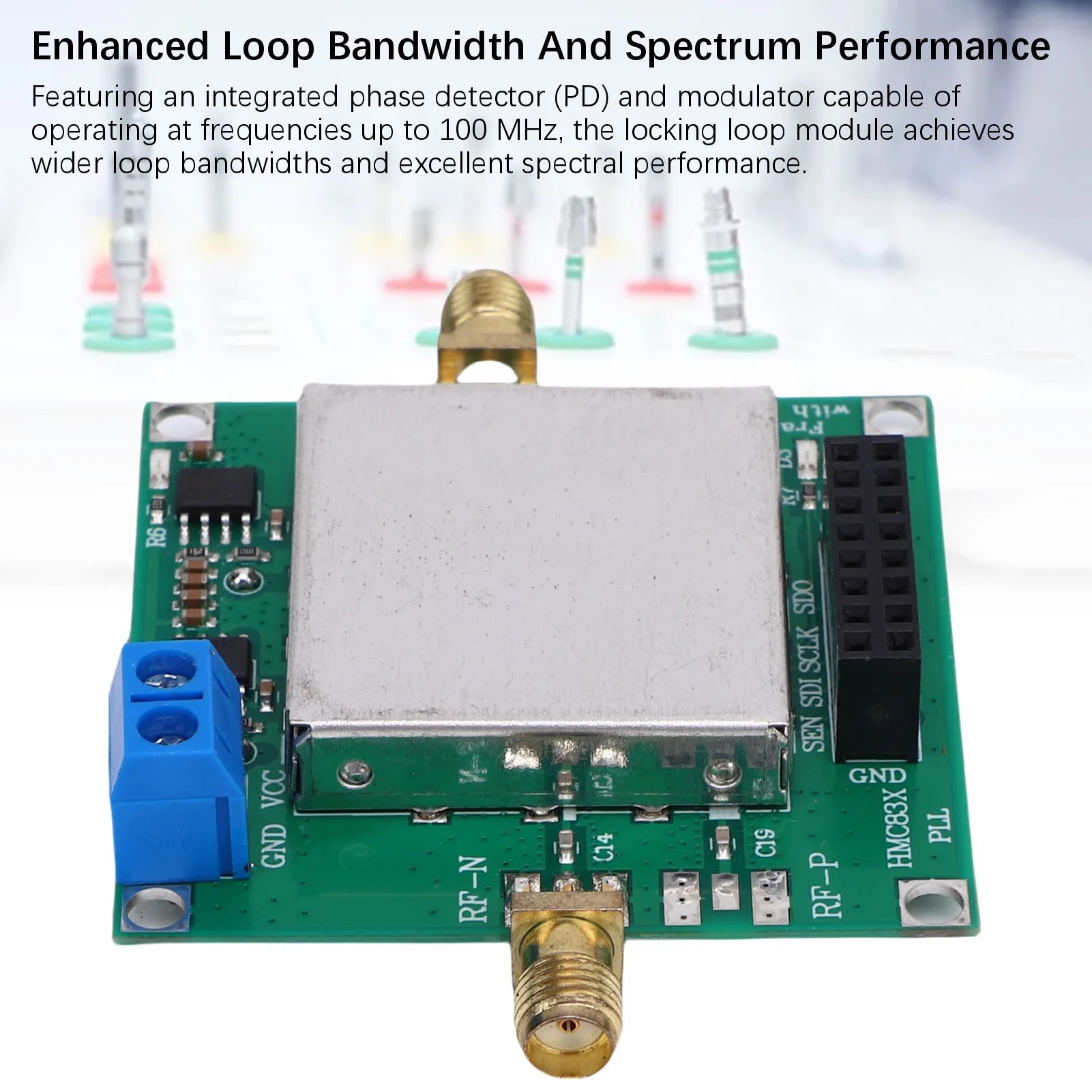 低位相ノイズ周波数発生器モジュール フェーズロックループ周波数発生器 25-6000MHz 広帯域フェーズロックループモジュール