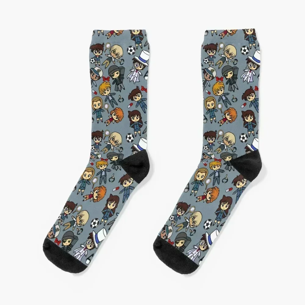 Detective Conan Socks winter Running retro Socks Men Women's