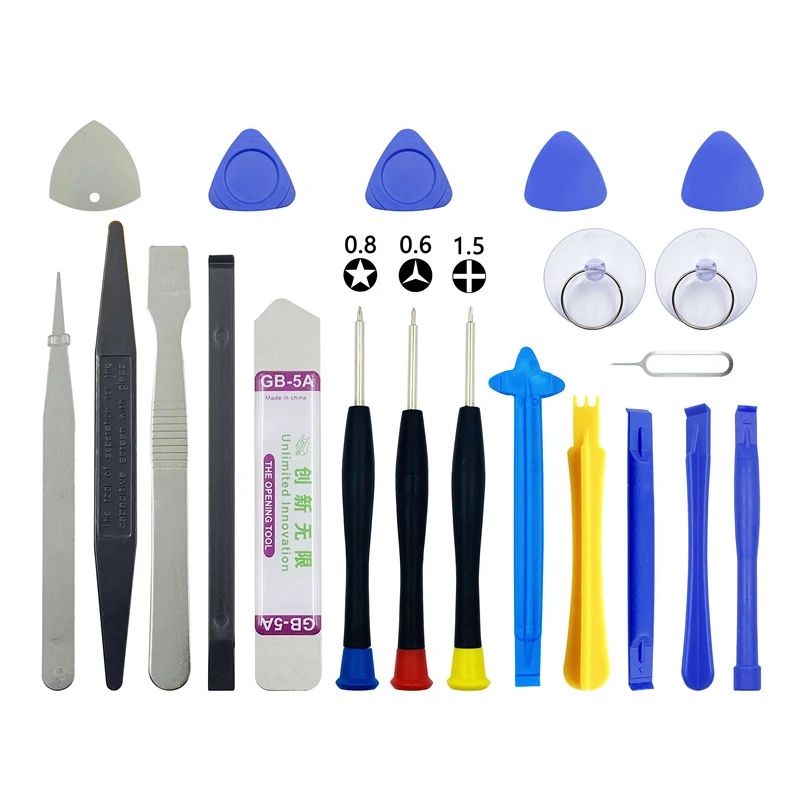 21 In 1 Mobile Phone Repair Tools Kit For Android Set Screwdriver Combination Skid Multi Function Disassembly Kit