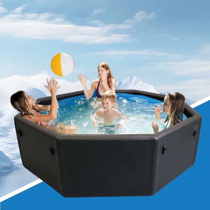 

Надувная складная портативная гидромассажная ванна из ПВХ-материала, многоугольной формы