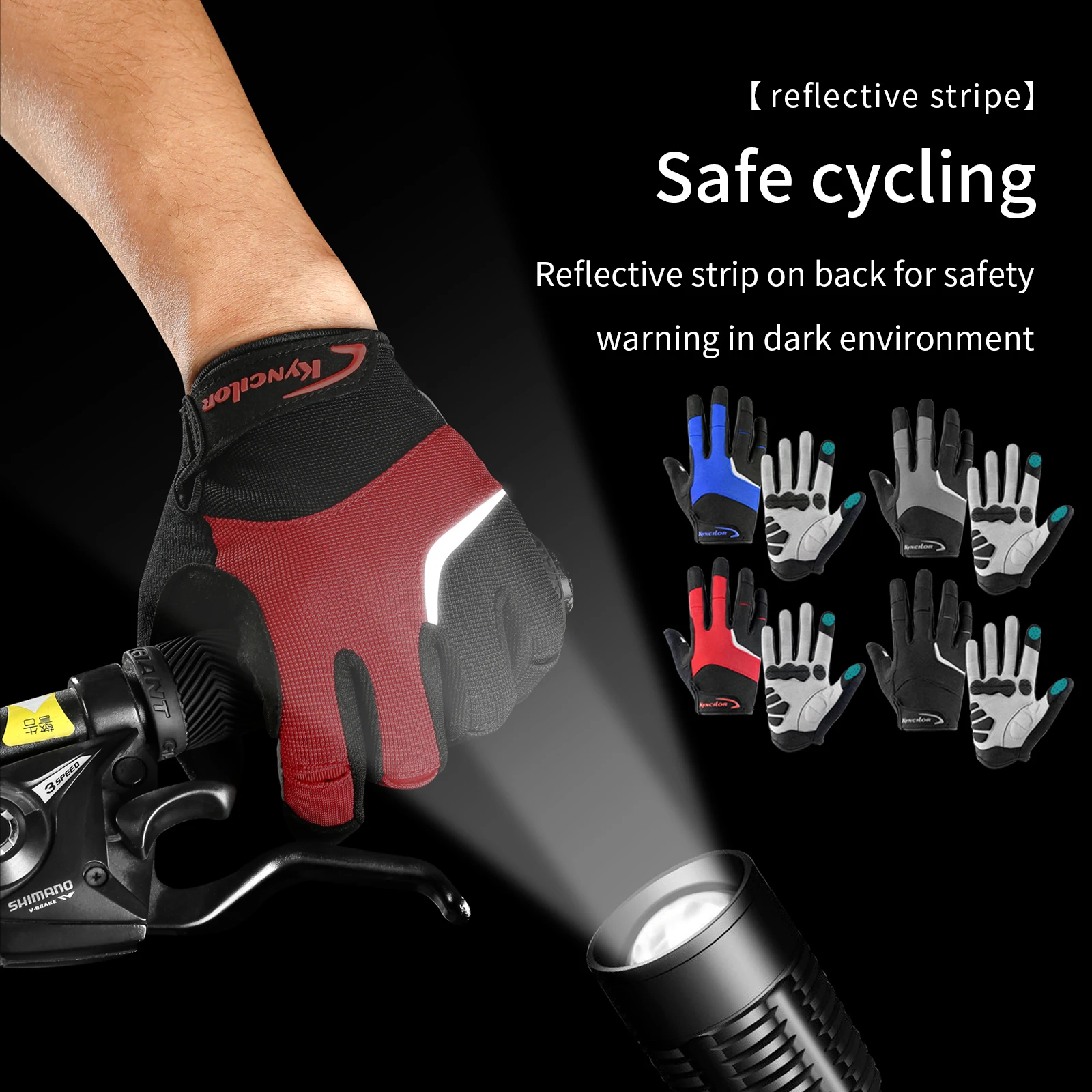 

Professional Outdoor Antislip Wear-Resistant Sweat Absorbing And Breathable Gloves Cycling Fitness Mountaineering Sports Gloves