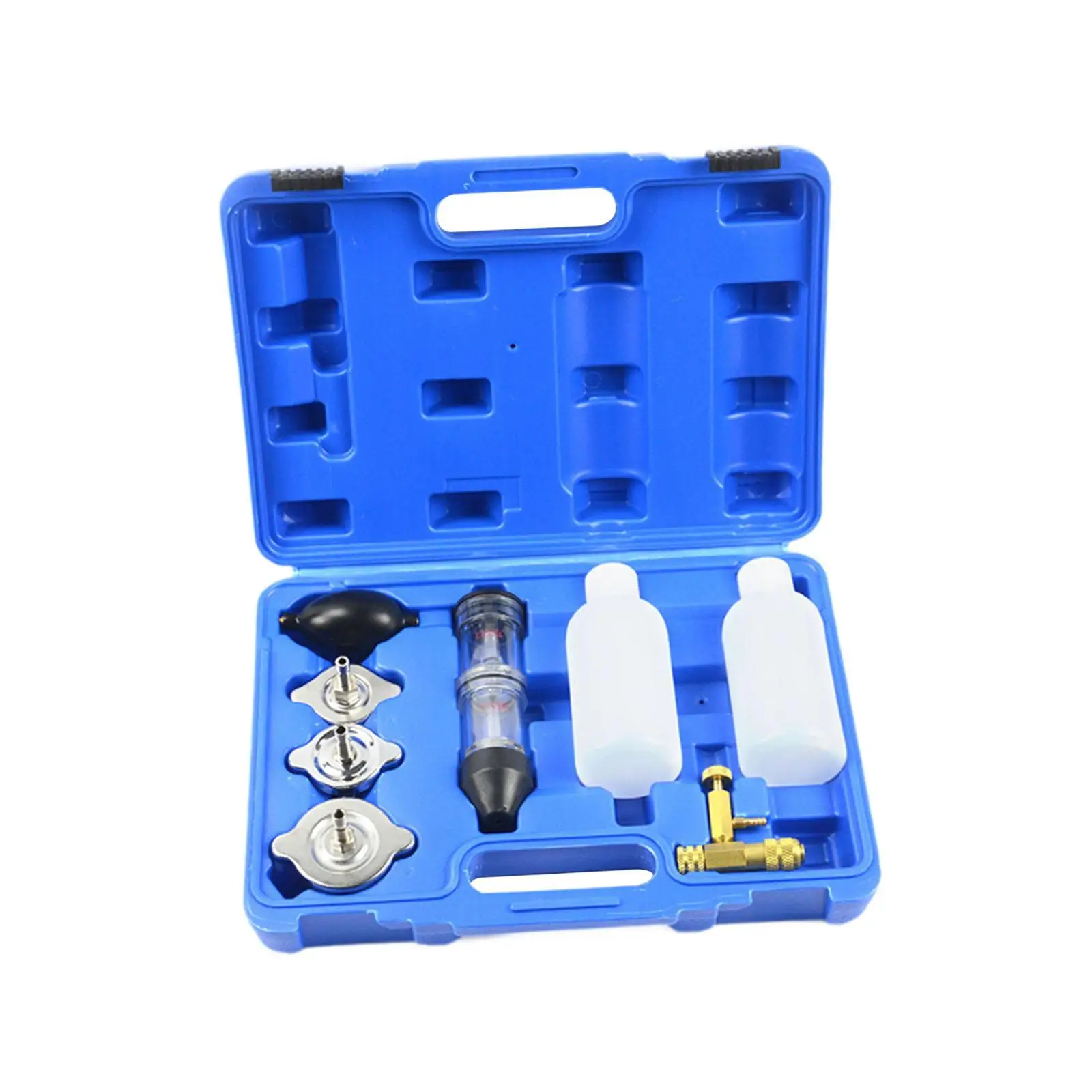 8 Pieces Head Gasket Leak Tester Tool Kit Head Gasket Tester Combustion Leak Test Kit Detector