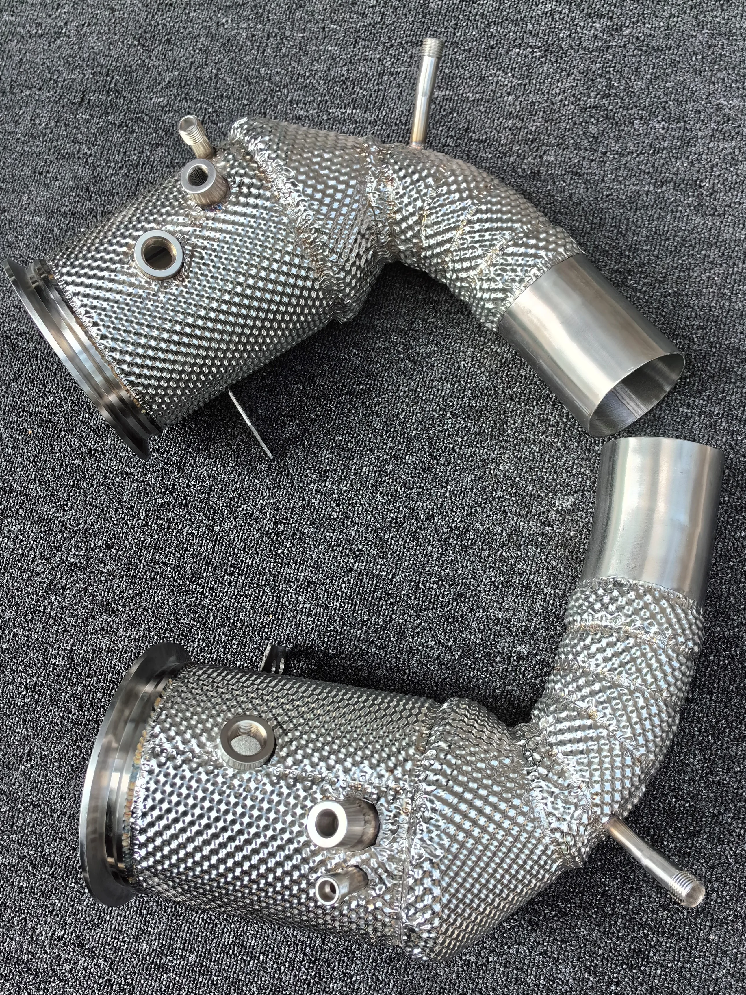 ACE für Porsche 911 992 3.0T Hochleistungs-Auspuff-Downpipe SUS304 Hochwertiger Auspuffkrümmer mit Katalysator Auspuffrohr – Detail 14