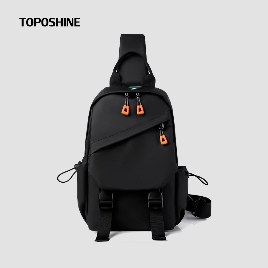 Toposhine-Bolso de hombro para mujer, cartera masculina de nailon, ligero, para correr, para el pecho