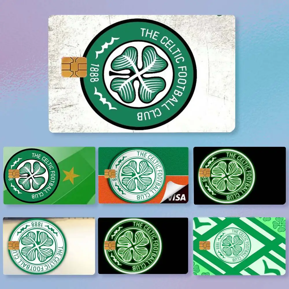 For C-Celtic F-Fc Phone Case Silicone  Credit Card HD Stickers Premium matte film effectively prevents fingerprints and daily .