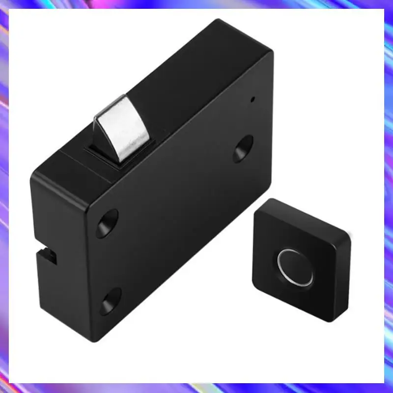 

A24U T4 Advanced Smart Fingerprint Drawer Lock, Anti-Theft Graffiti Design For Home And Office Storage Solutions