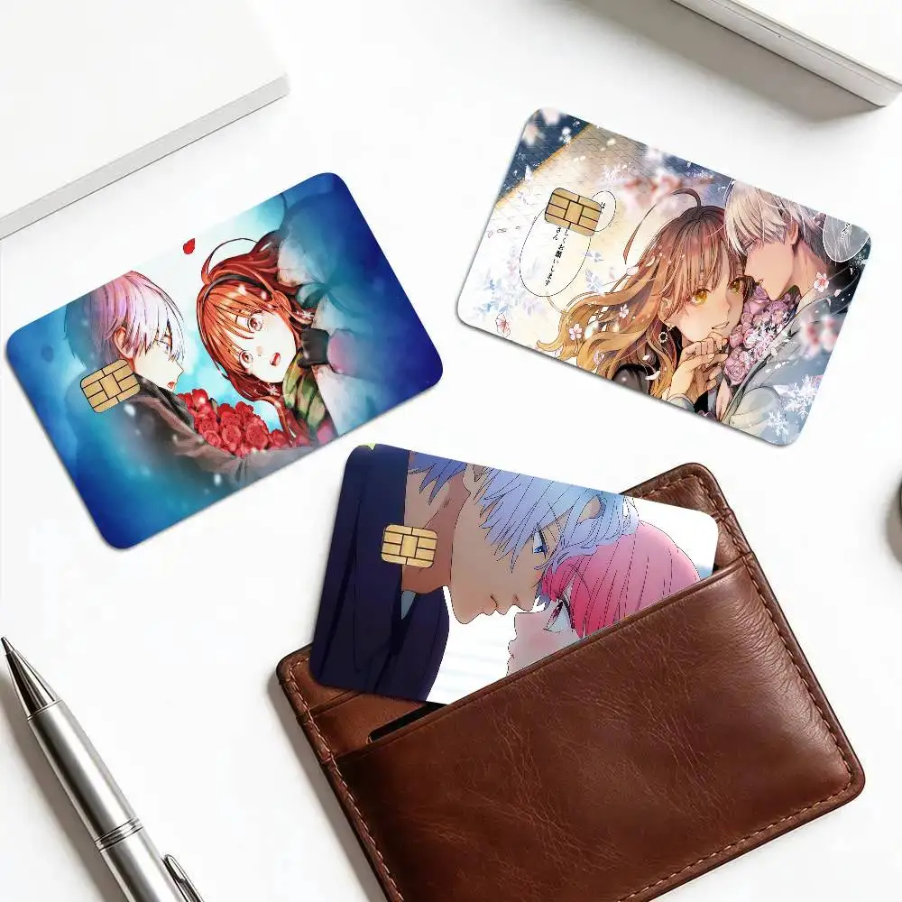 Frozen Midnight Anime Card Sticker Cartoon Art Credit Card Skin Anti Scratch Bank Debit Card Decal